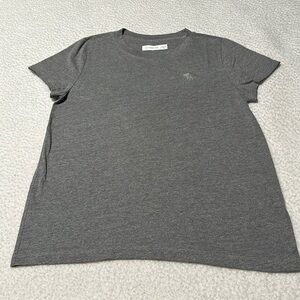 Abercrombie Kids Girls Gray Tee, EUC, Size 13/14 (Abercrombie Lids Sizing)